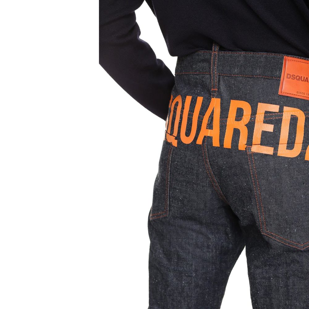 Dsquared² Blue cotton skinny jeans-4