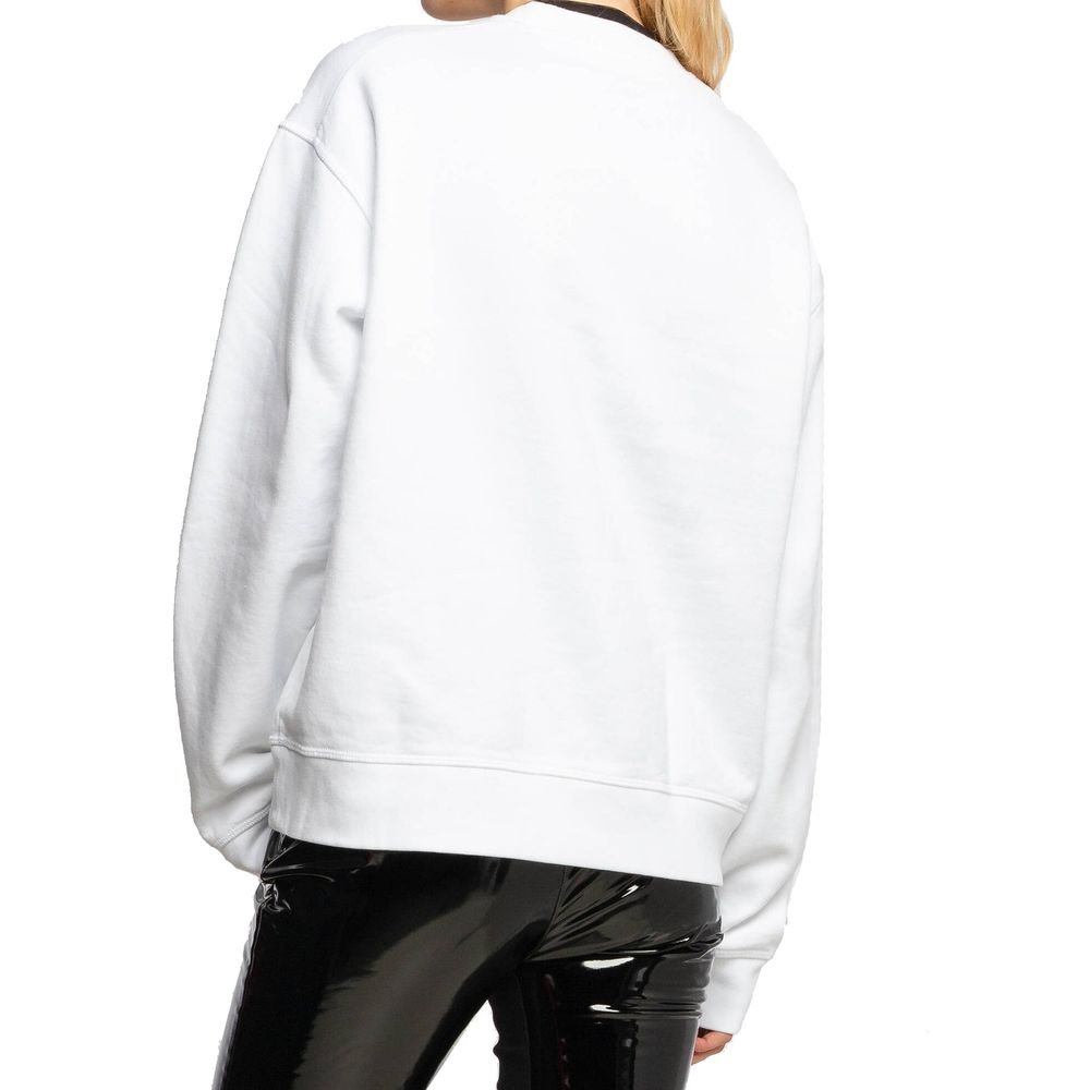 Dsquared² White Cotton Sweatshirt-3