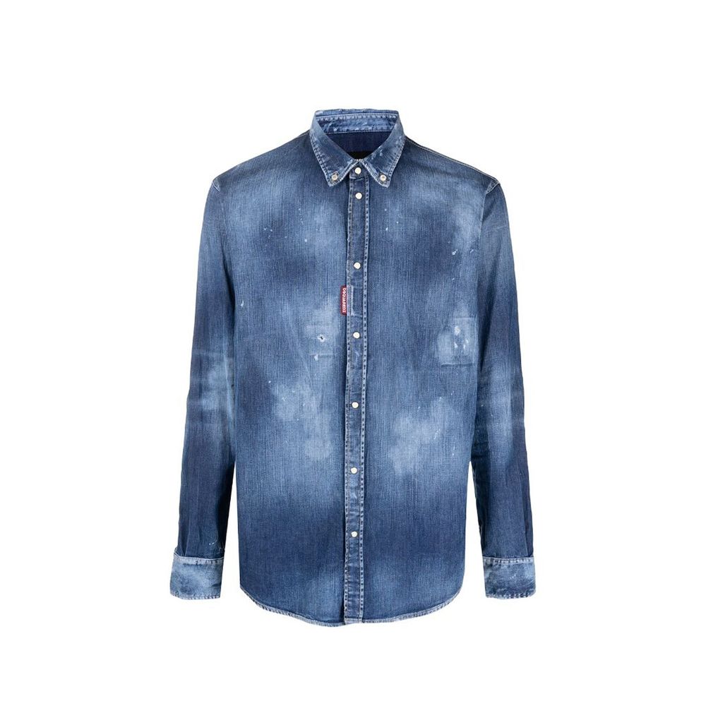 Dsquared² Blue Denim Shirt-1