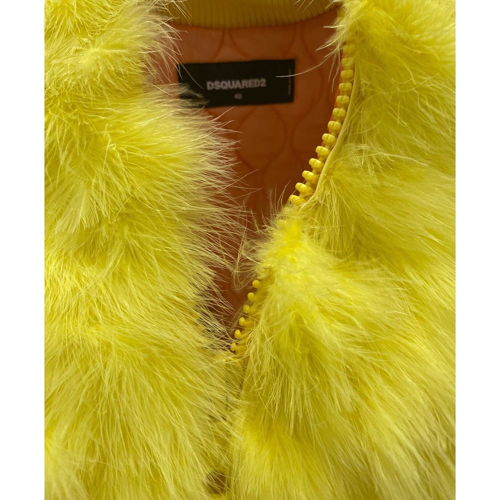 Dsquared² Two-Tone Feather Bomber Jacket-4