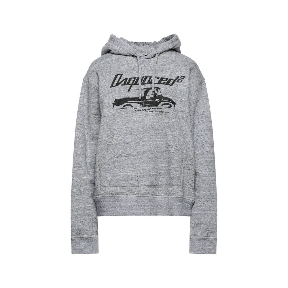 Dsquared² Grey Cotton Sweatshirt-1