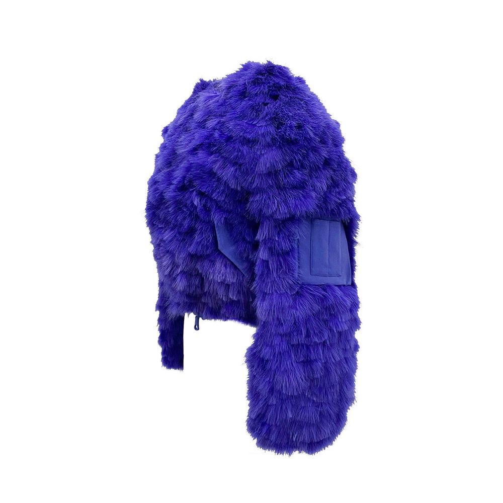 Dsquared² Blue Feather Bomber Jacket-2