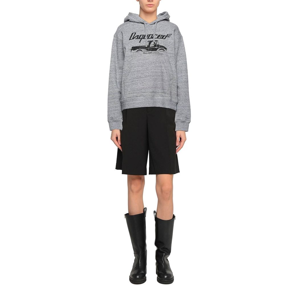 Dsquared² Grey Cotton Sweatshirt-2