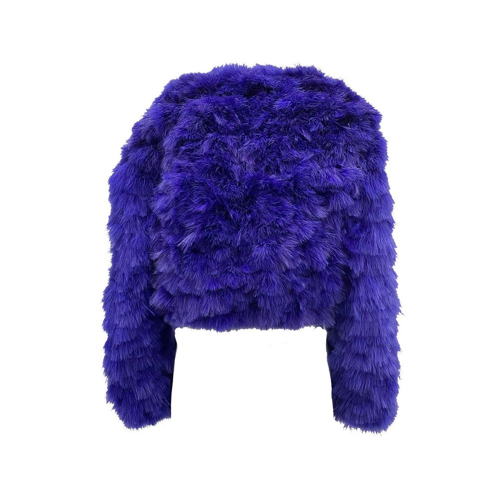 Dsquared² Blue Feather Bomber Jacket-3