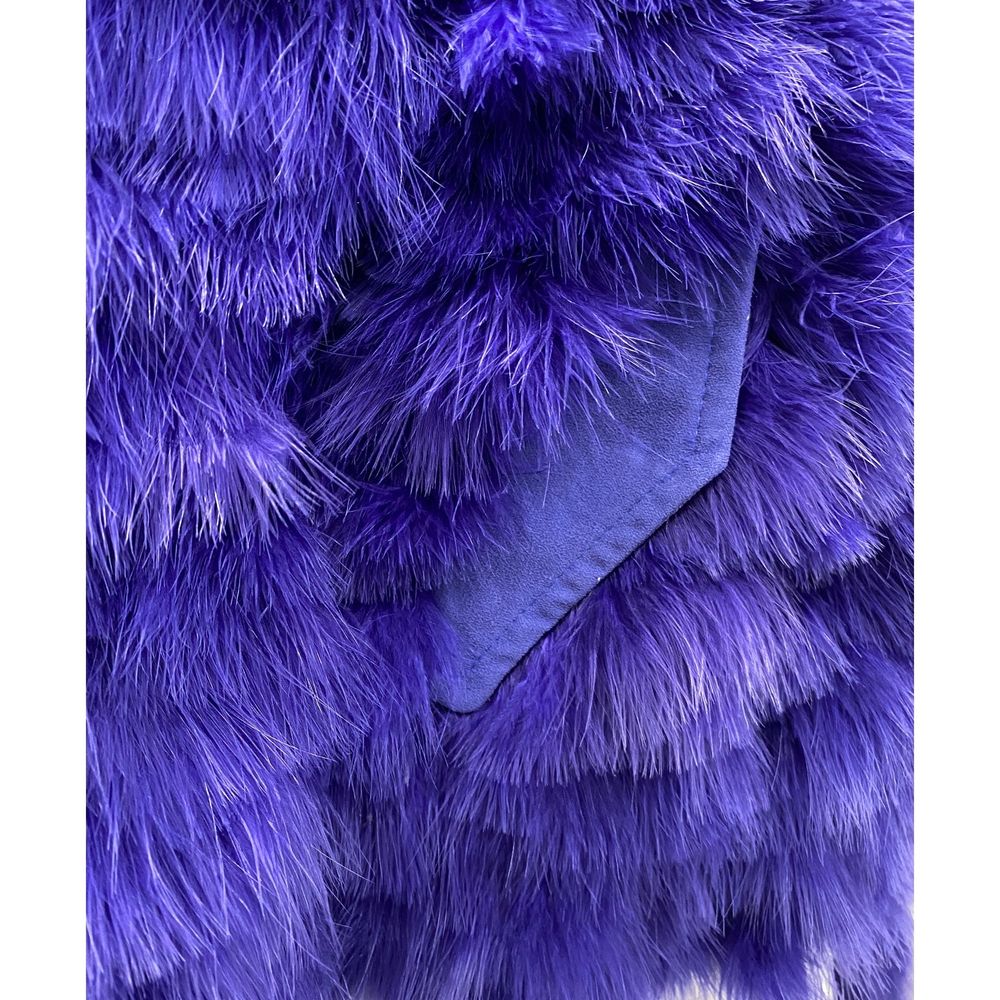Dsquared² Blue Feather Bomber Jacket-4