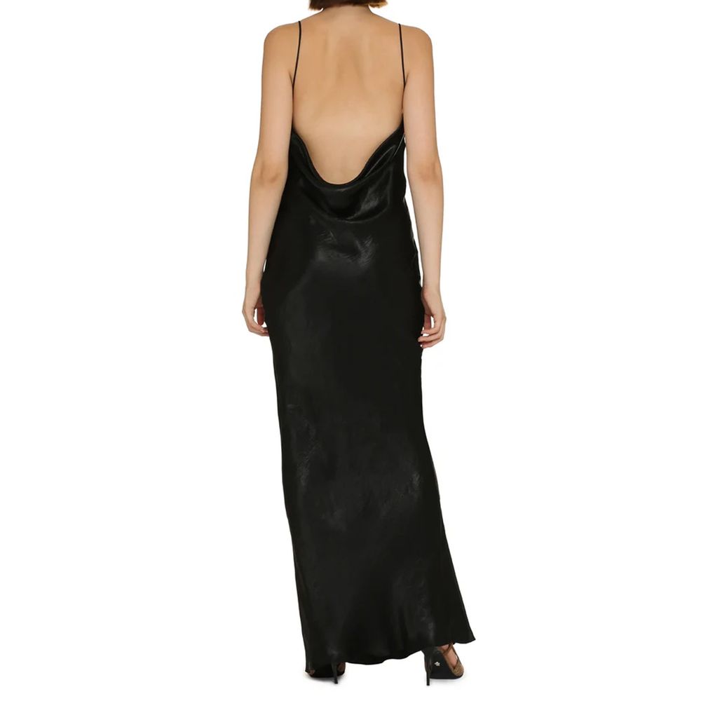 Saint Laurent Schwarzes Freizeitkleid aus Acetat-3