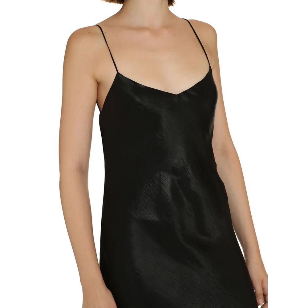 Saint Laurent Schwarzes Freizeitkleid aus Acetat-4