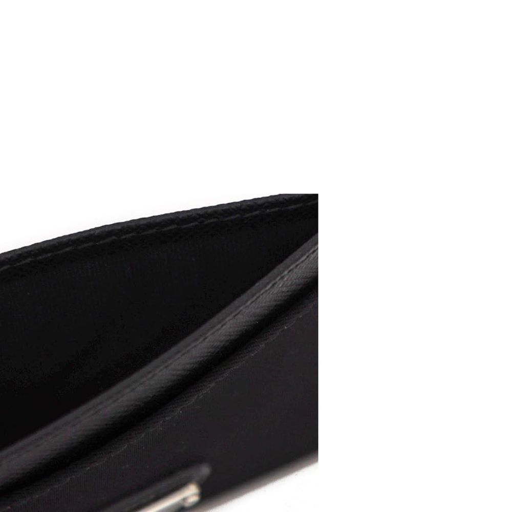 Prada Schwarzer Kartenhalter aus Nylon-3