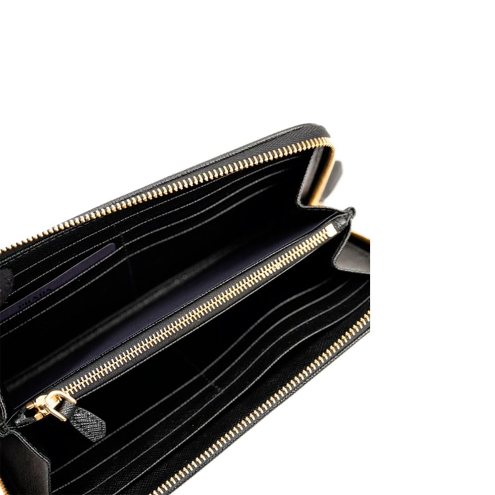 Prada Black Nylon Wallet-3