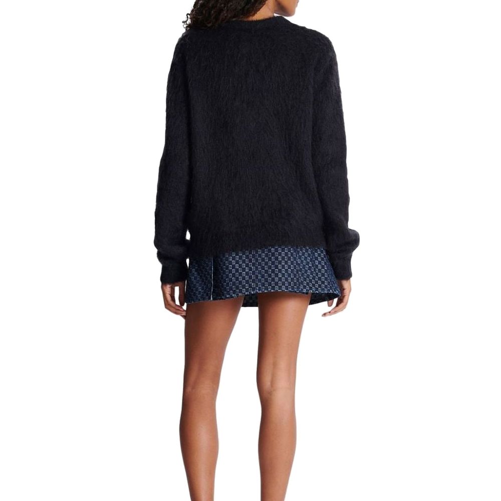 Balmain Schwarzer Sweatshirt aus Mohair-3