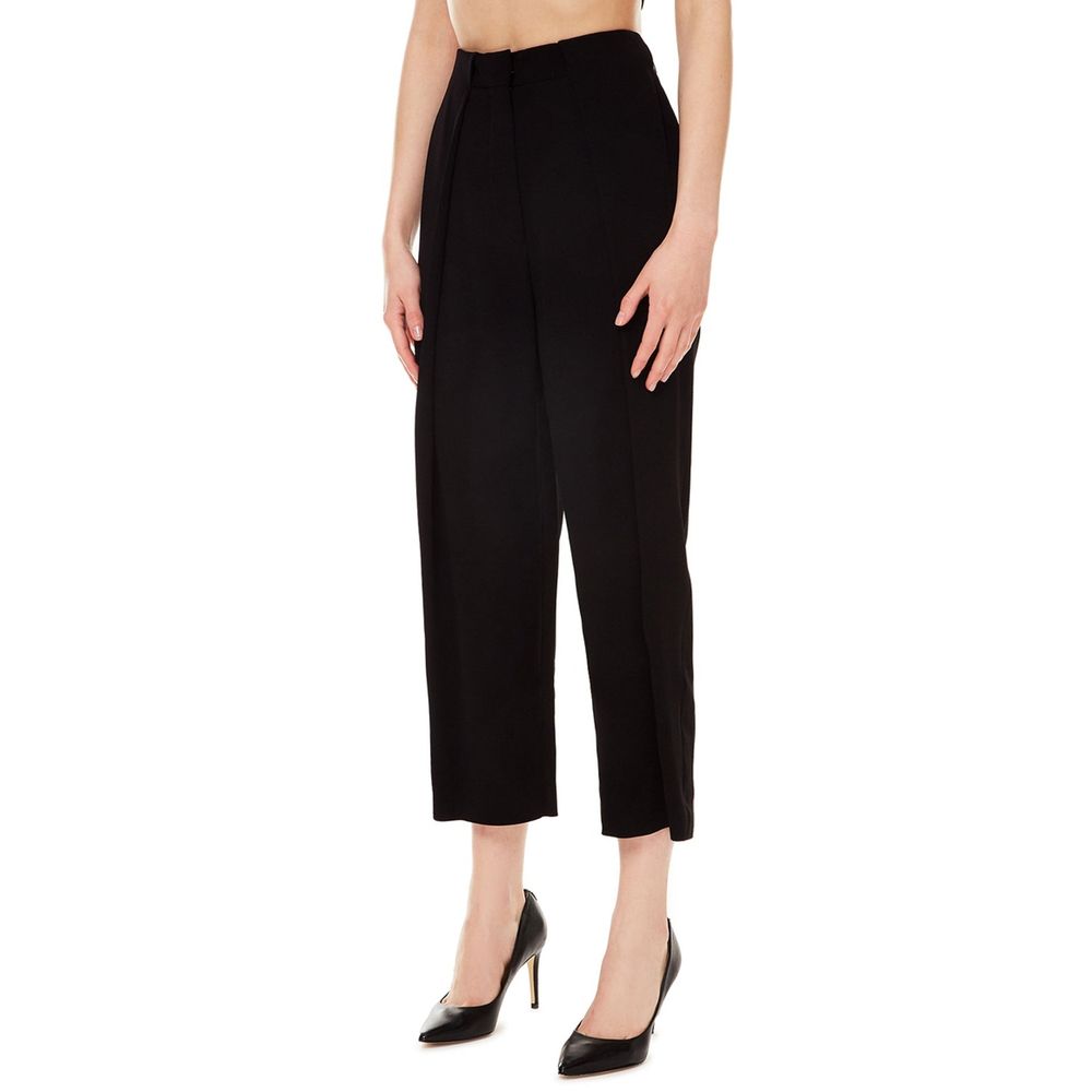 Balmain Black viscose leisure trousers-2