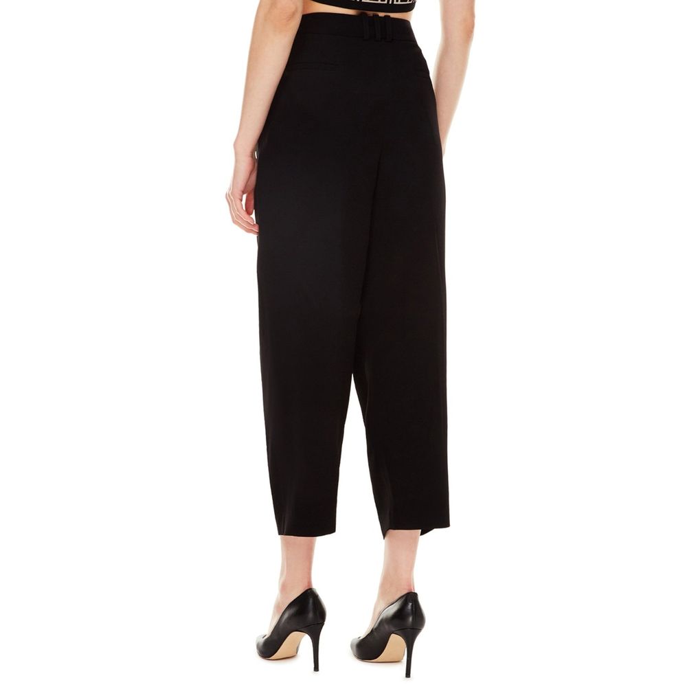 Balmain Black viscose leisure trousers-3