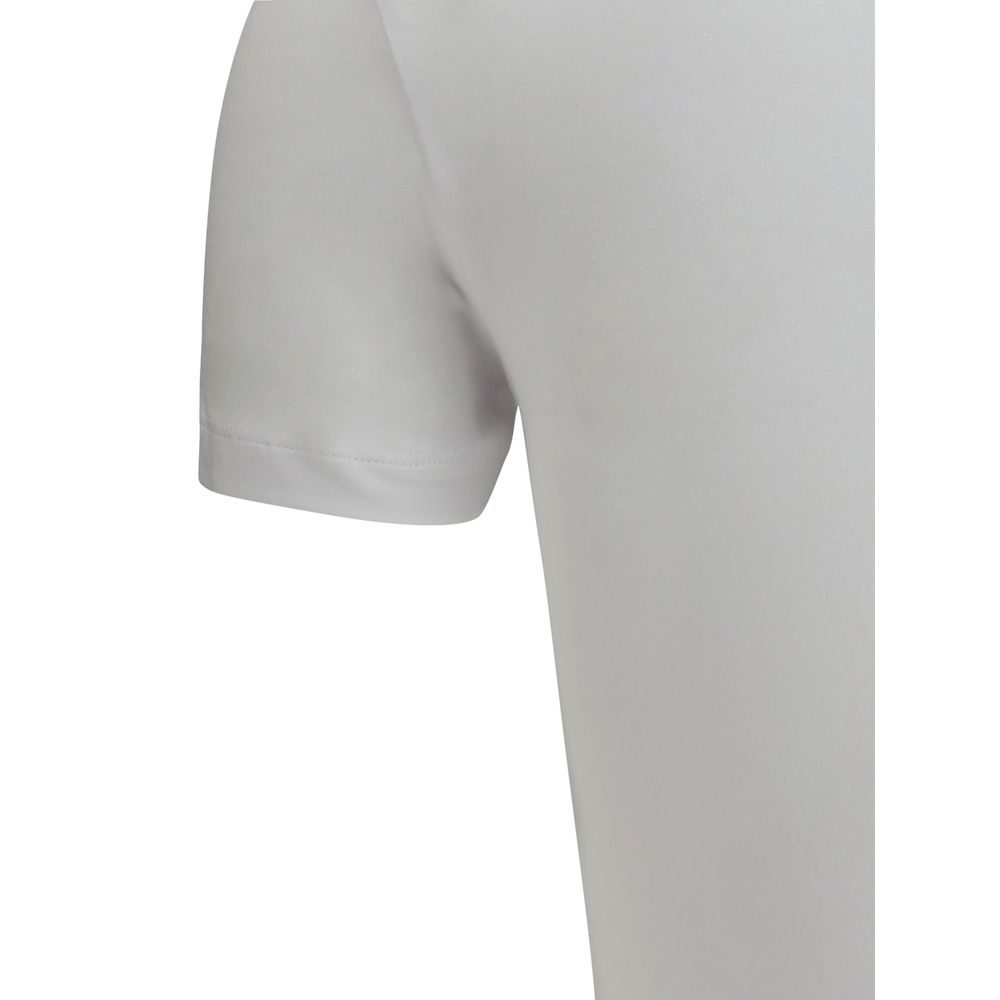 Brunello Cucinelli Weißes Baumwoll-T-Shirt-3
