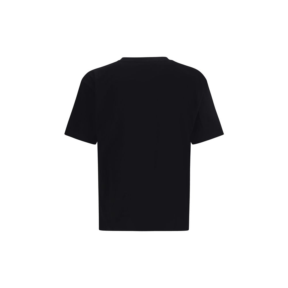 Valentino Schwarzes Baumwoll-T-Shirt-2