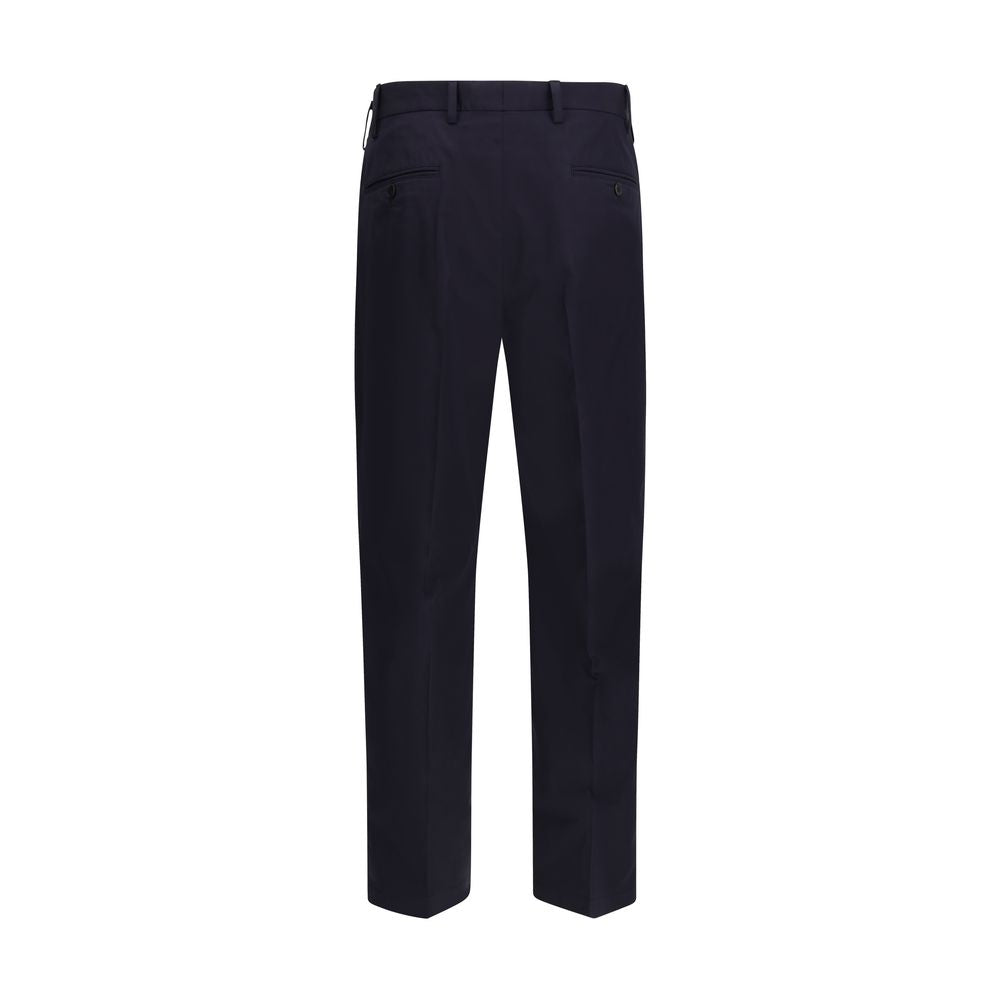 Prada Blaue Baumwoll-Freizeithose-2