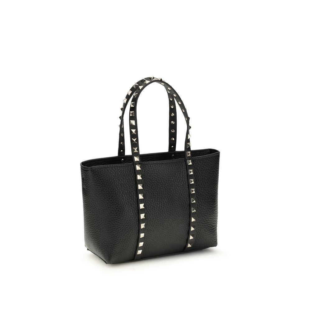 Valentino Garavani Black Bos Taurus Calfskin Shoulder Bag-2