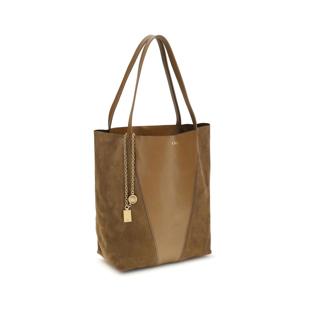 Chloé Beige Calfskin Bos Taurus Shoulder Bag-2