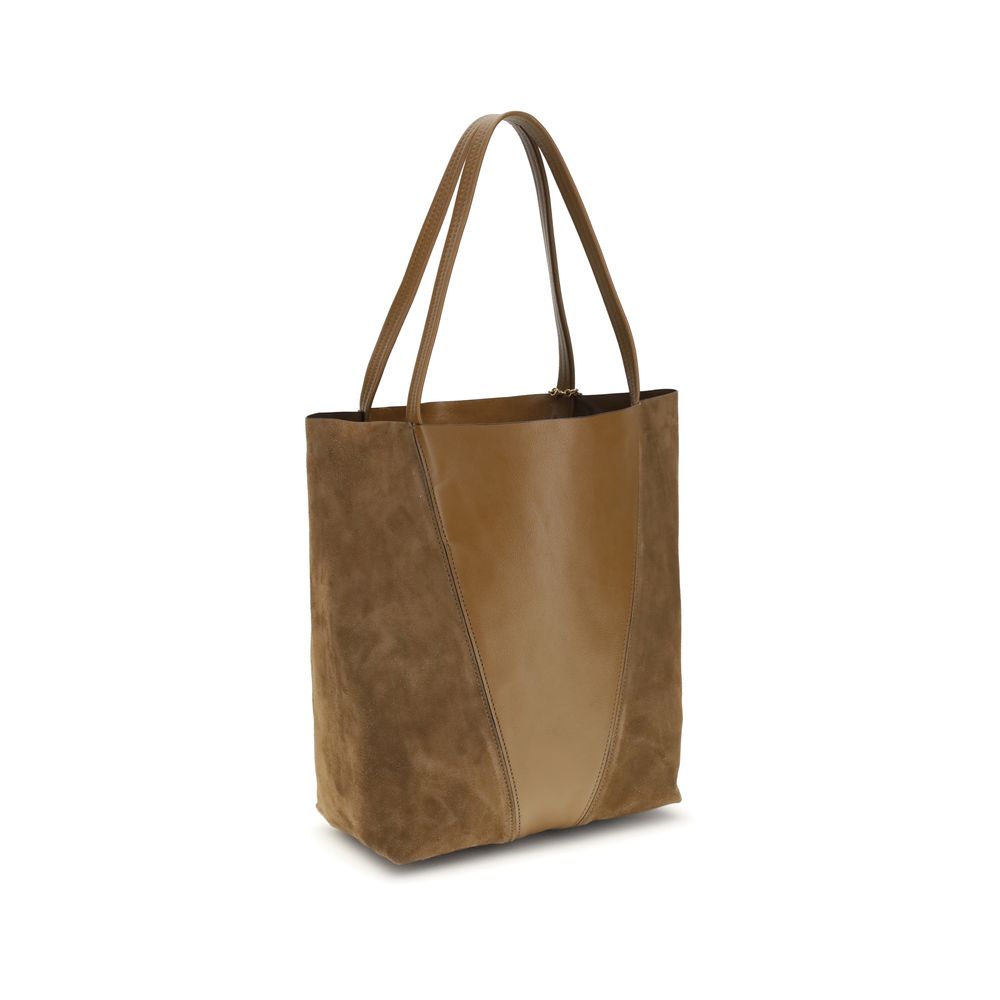 Chloé Beige Calfskin Bos Taurus Shoulder Bag-3