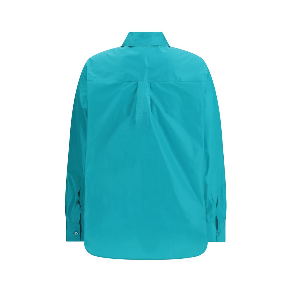 Fendi Blue Silk Shirt-2