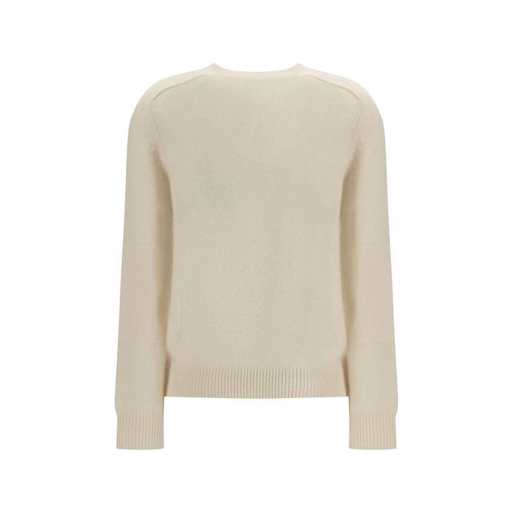 Burberry Beiger Kaschmirpullover-2