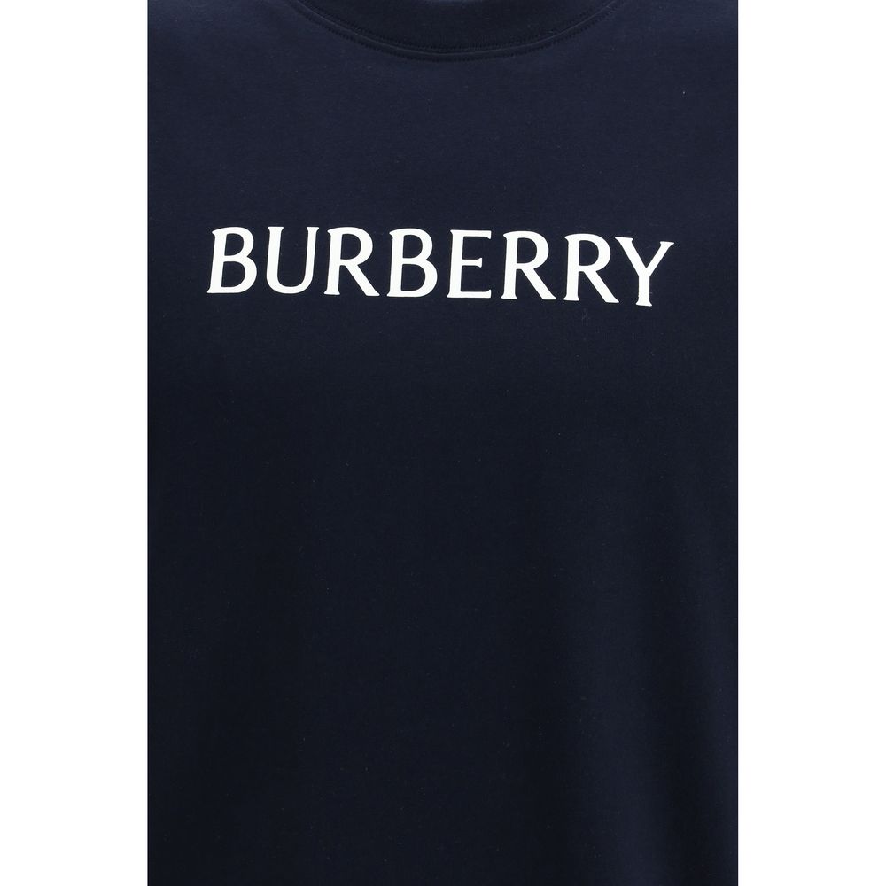 Burberry Blue Cotton T-Shirt-3
