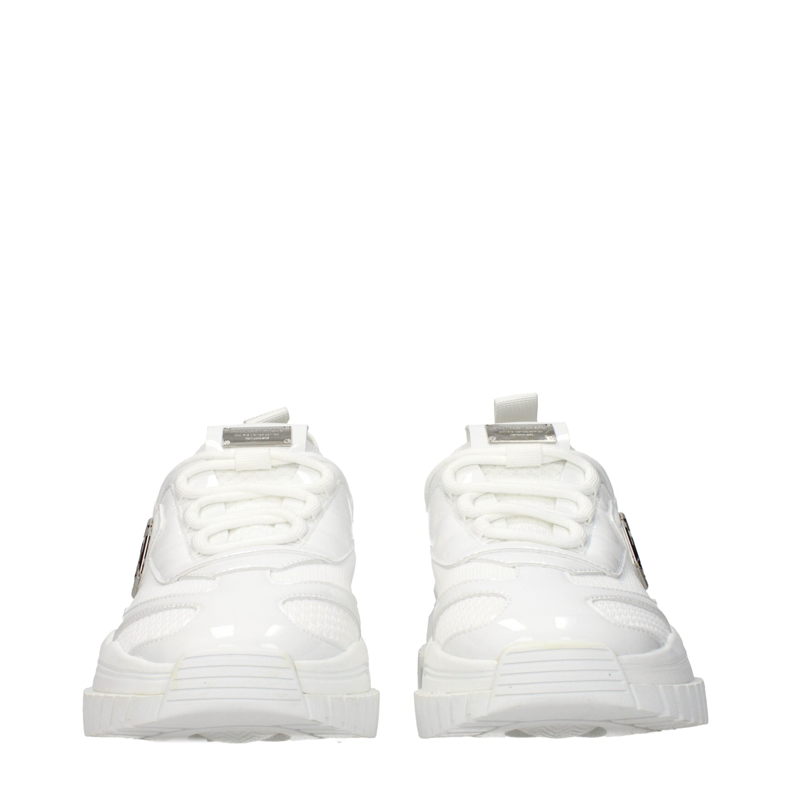 Philipp Plein Weiße Stoff-Sneaker mit klobiger Sohle-3