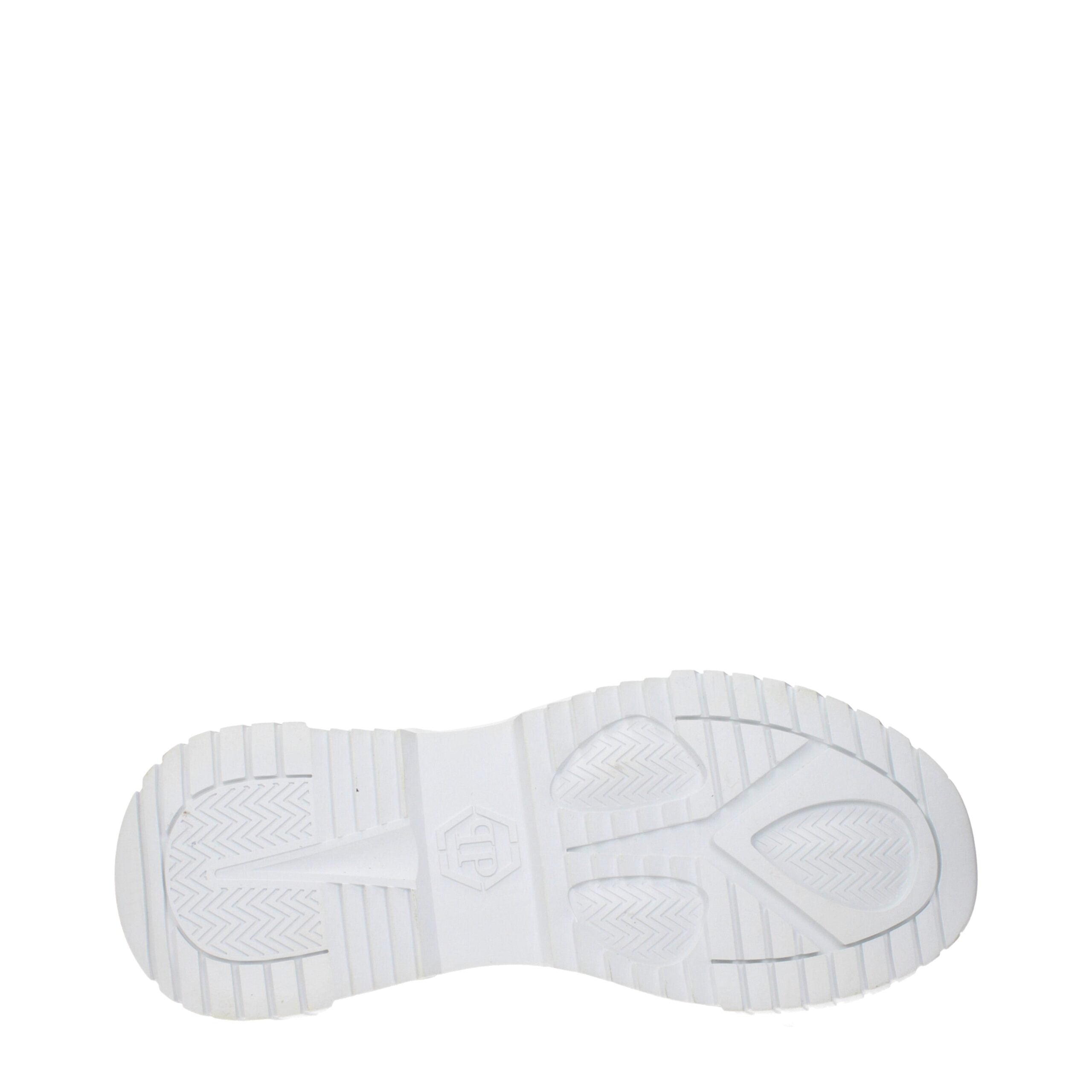 Philipp Plein Weiße Stoff-Sneaker mit klobiger Sohle-5