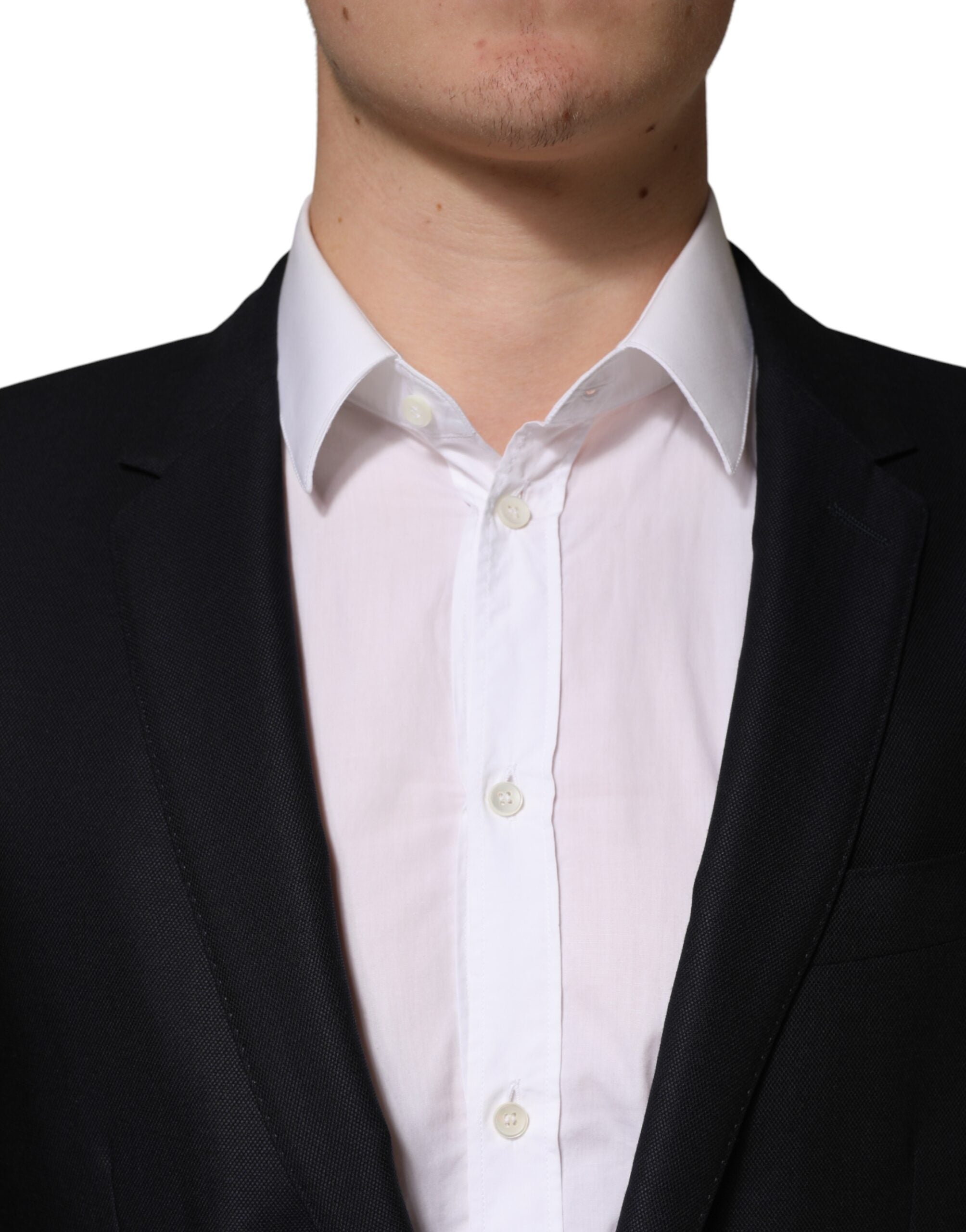 Dolce & Gabbana Black MARTINI Blazer with Single-Breasted Fastening-5