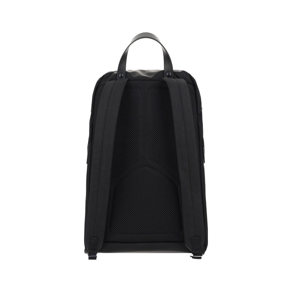 Prada Schwarzer Nylon-Rucksack-3