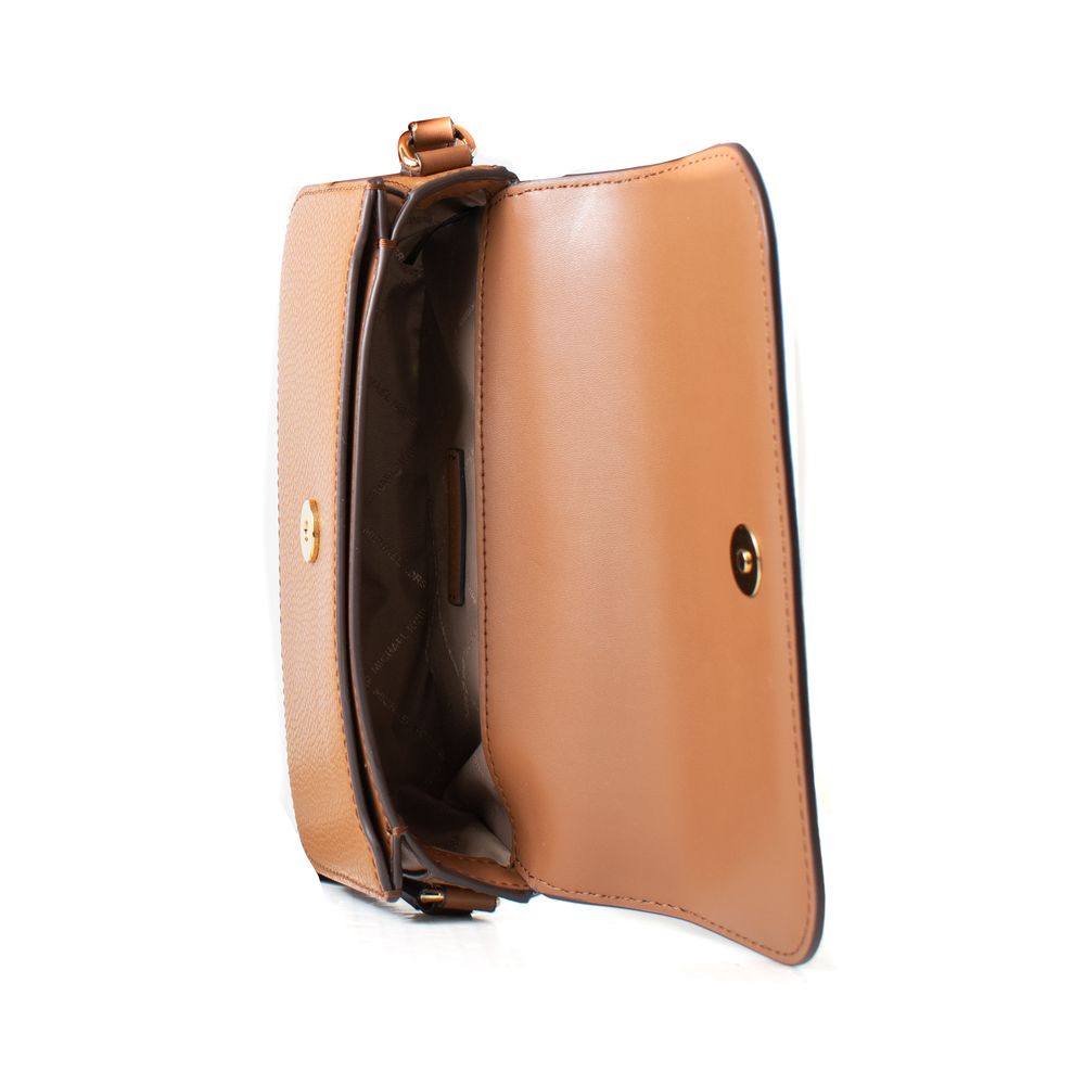 Michael Kors Braune Leder Umhängetasche-3