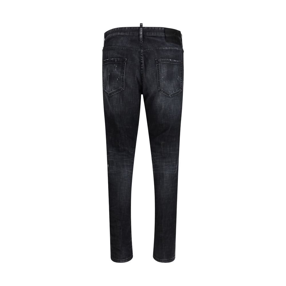 Dsquared² Black Cotton Jeans Denim-2