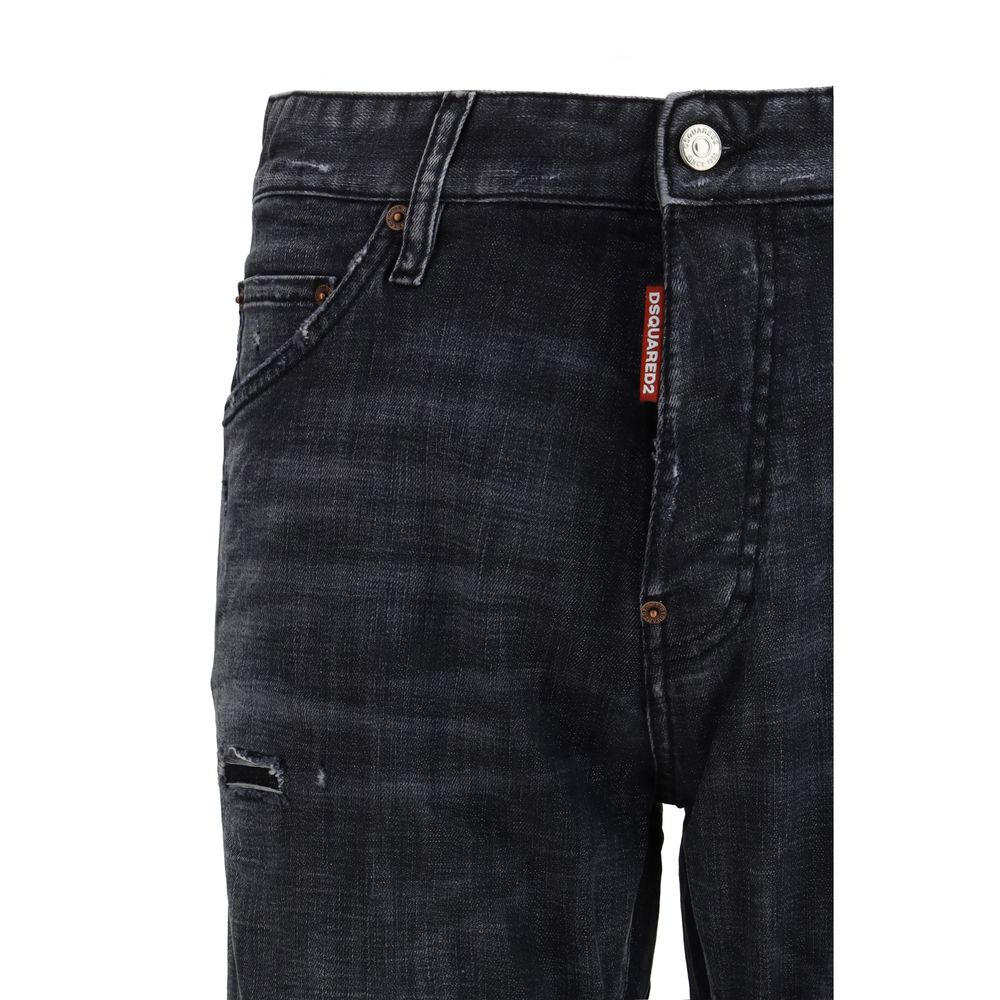Dsquared² Black Cotton Jeans Denim-3