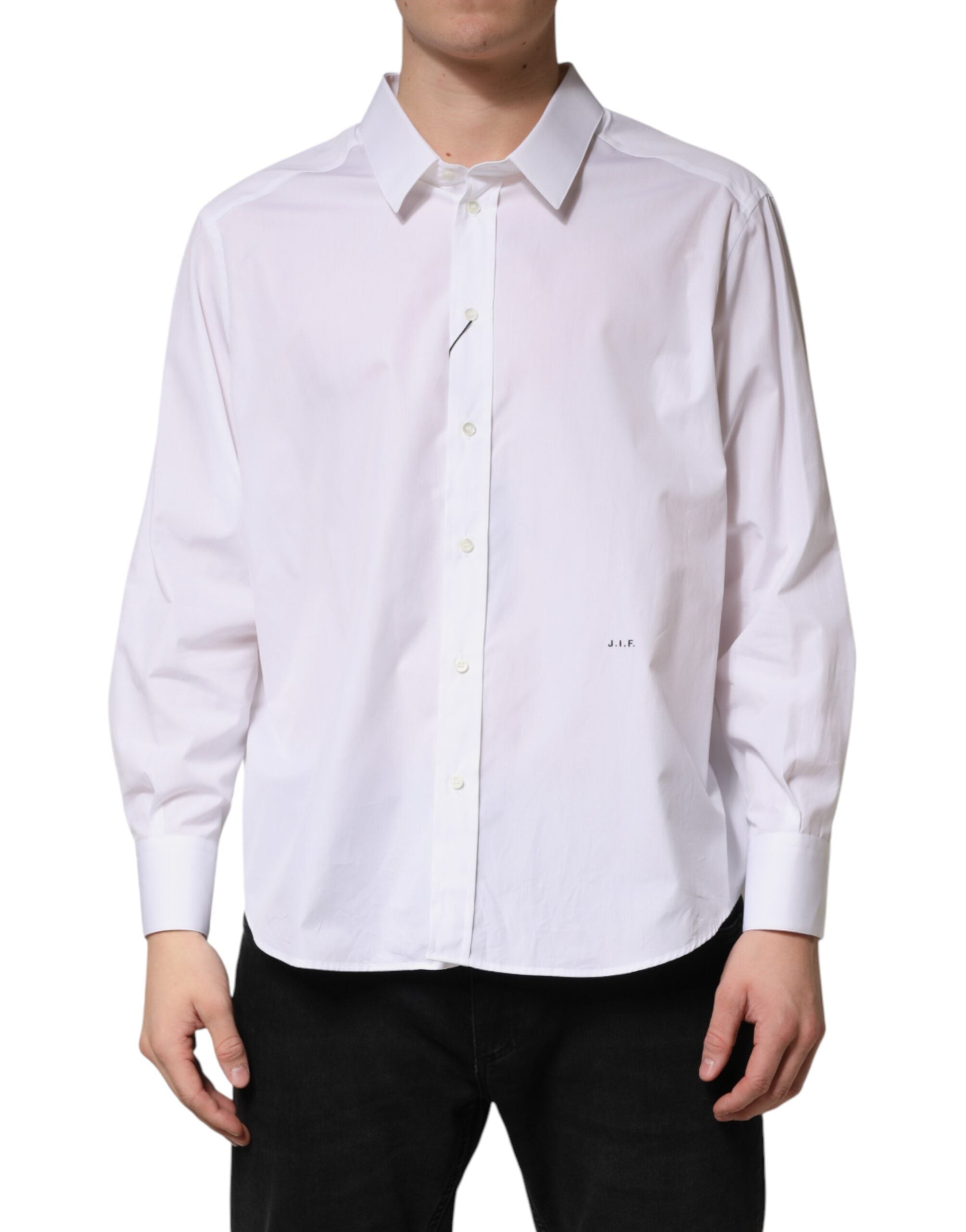 Dolce & Gabbana Weißes SARTORIA Hemd aus Baumwolle mit Kragen-2
