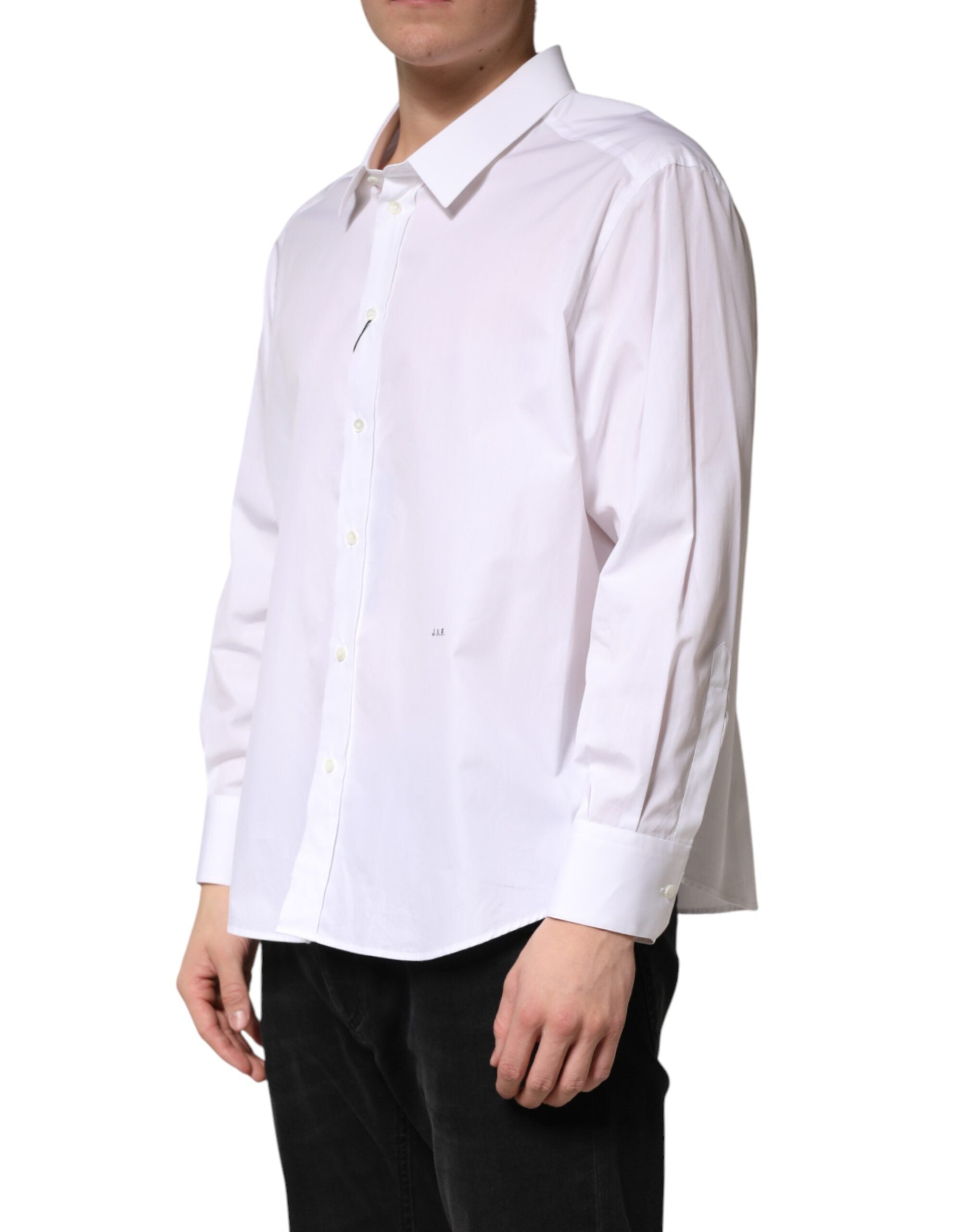 Dolce & Gabbana Weißes SARTORIA Hemd aus Baumwolle mit Kragen-3