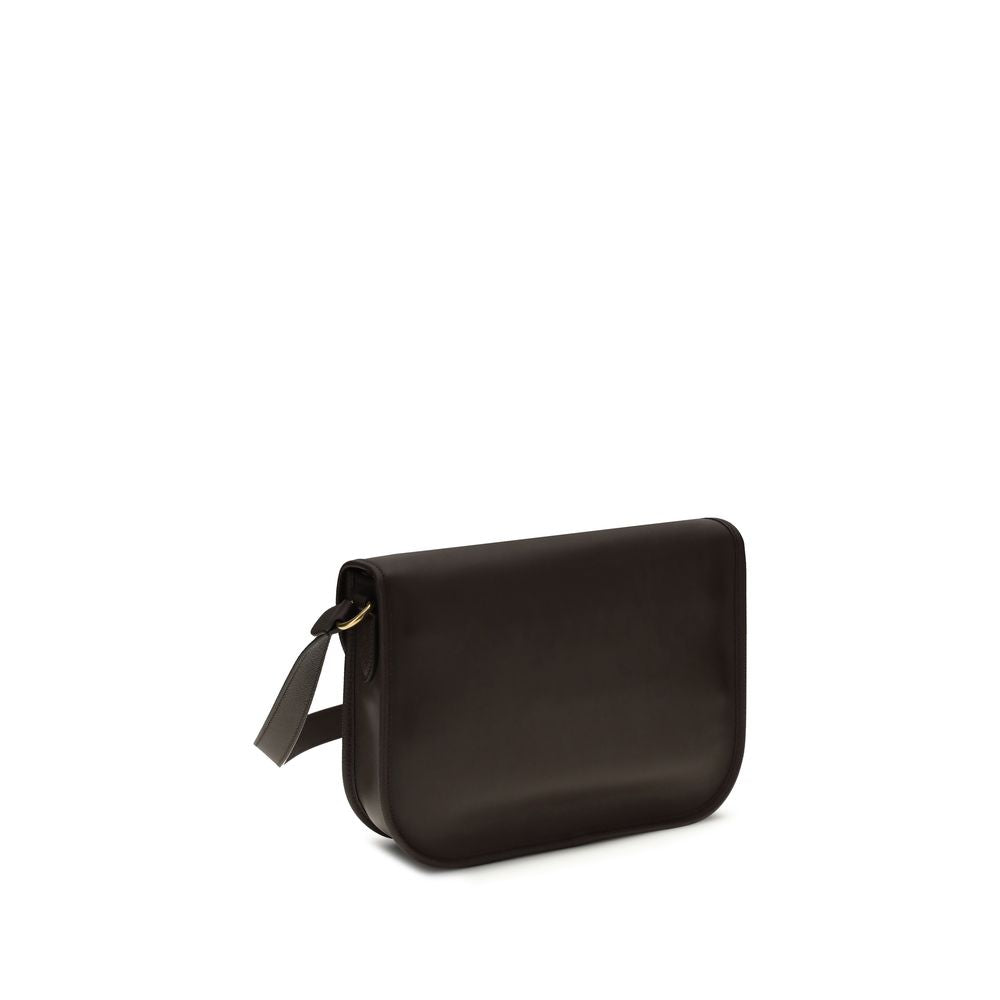 Valentino Garavani Brown Calfskin Bos Taurus Shoulder Bag-3