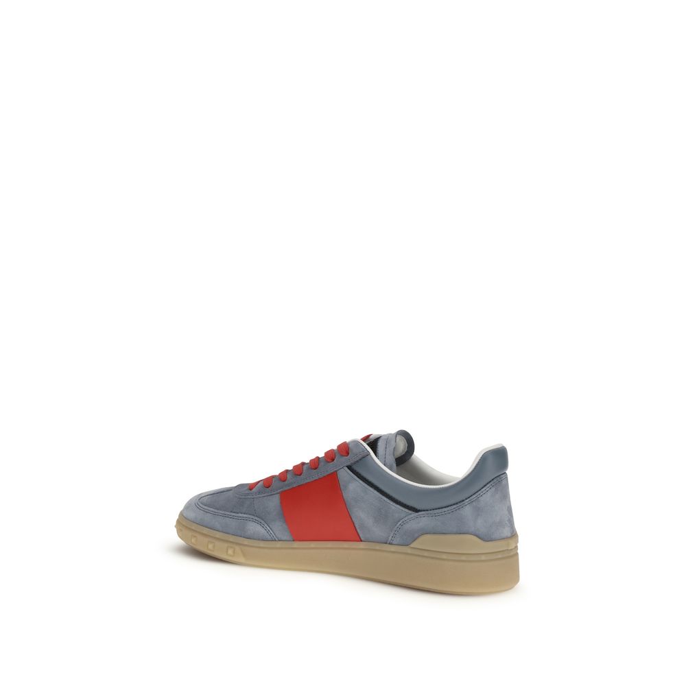 Valentino Garavani Multicolor Calf Leather Bos Taurus Low Top Sneakers-3