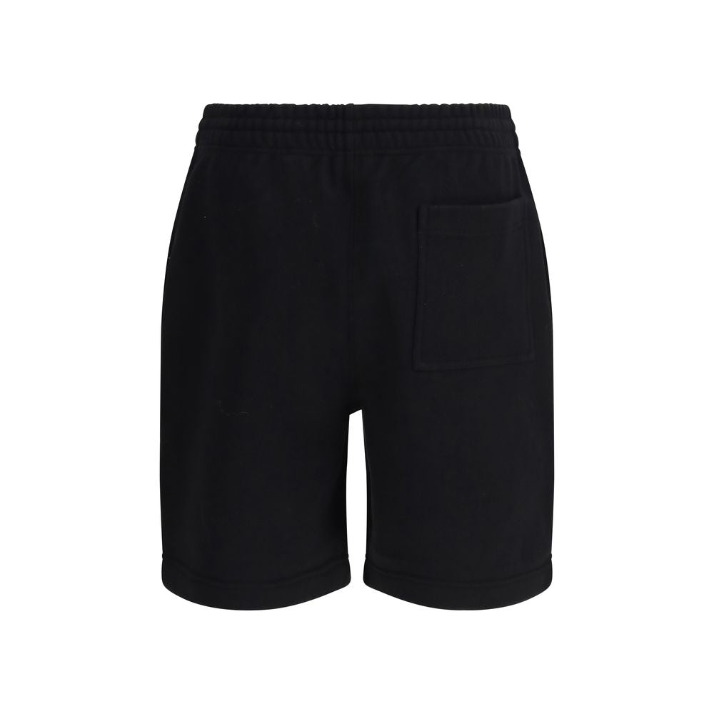 Burberry Schwarze Baumwoll-Bermudashorts-2