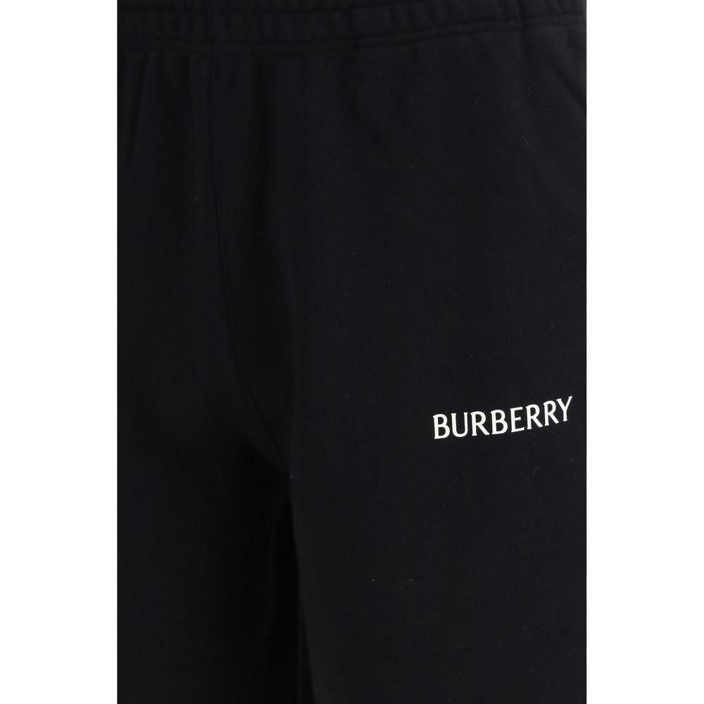 Burberry Schwarze Baumwoll-Bermudashorts-3