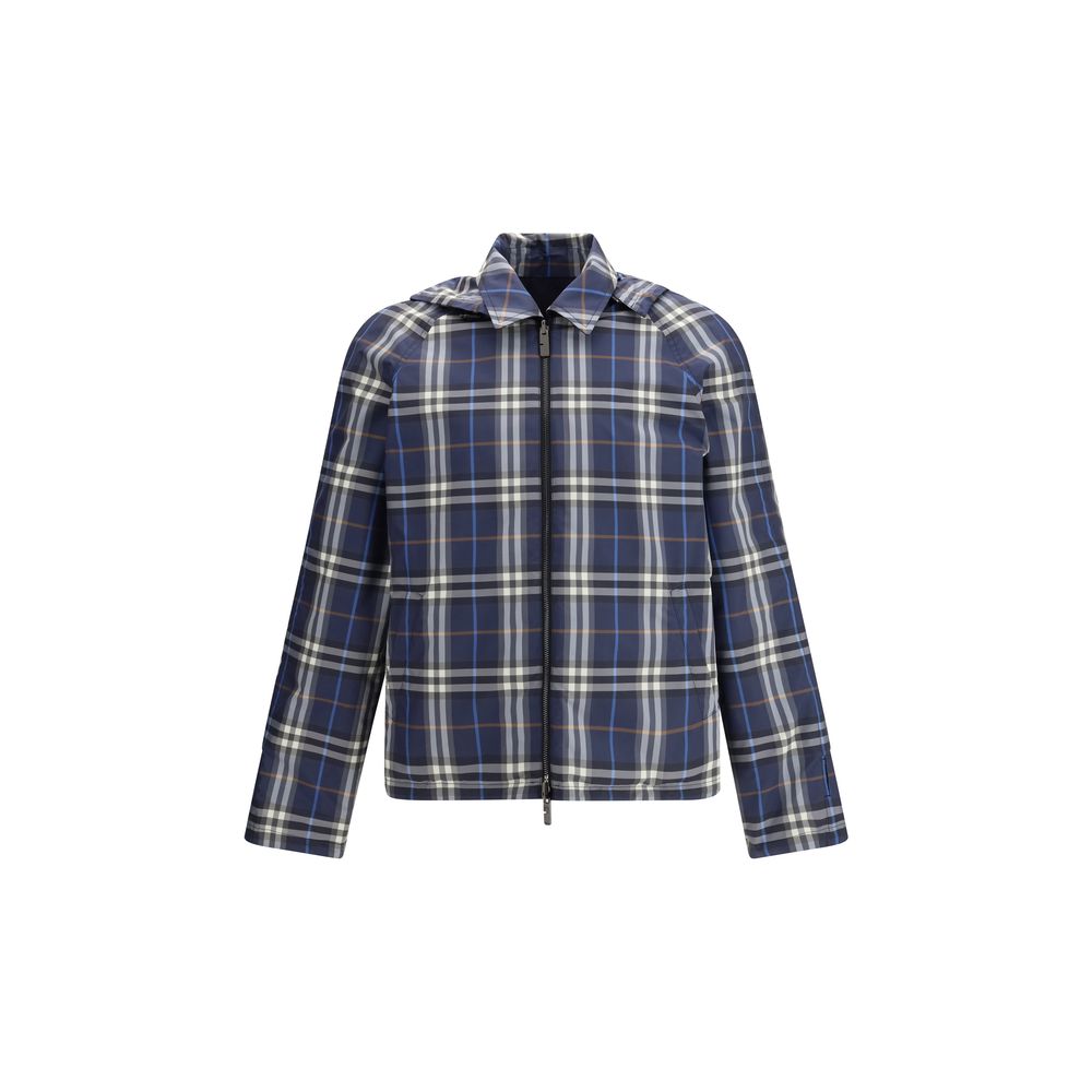 Burberry Blue Polyester Raincoat-2