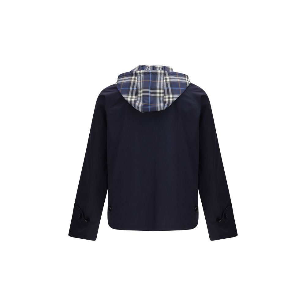 Burberry Blue Polyester Raincoat-3