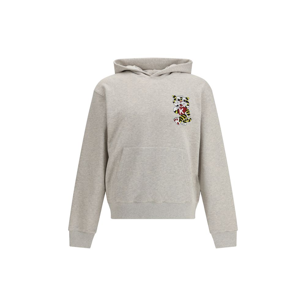 Kenzo Grey Cotton Sweatshirt-1