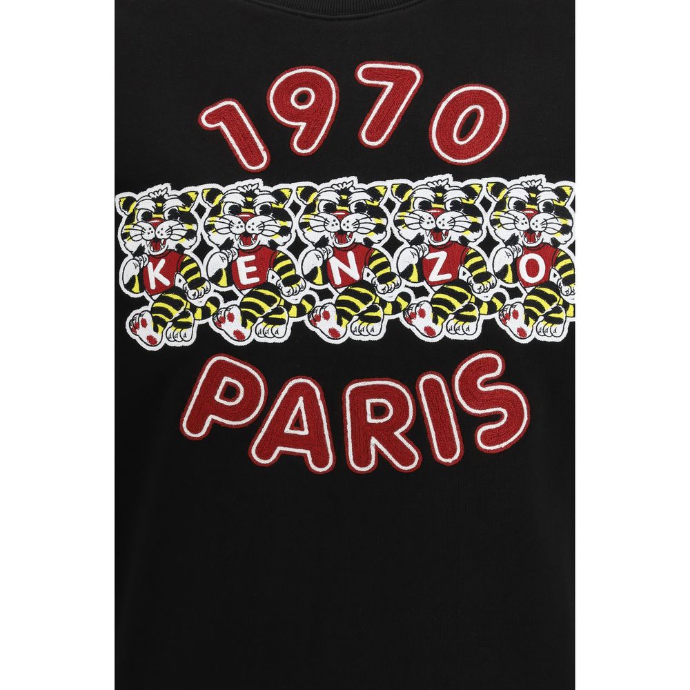 Kenzo Black Cotton Sweatshirt-3