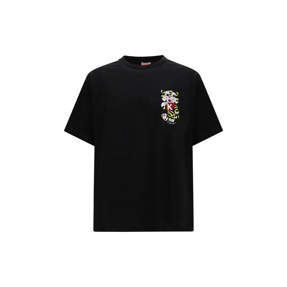 Kenzo Black Cotton T-Shirt-1