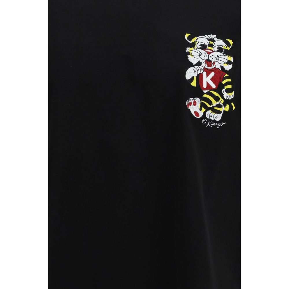 Kenzo Black Cotton T-Shirt-3