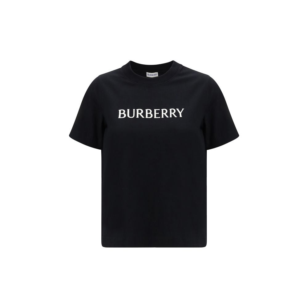 Burberry Black Cotton T-Shirt-1