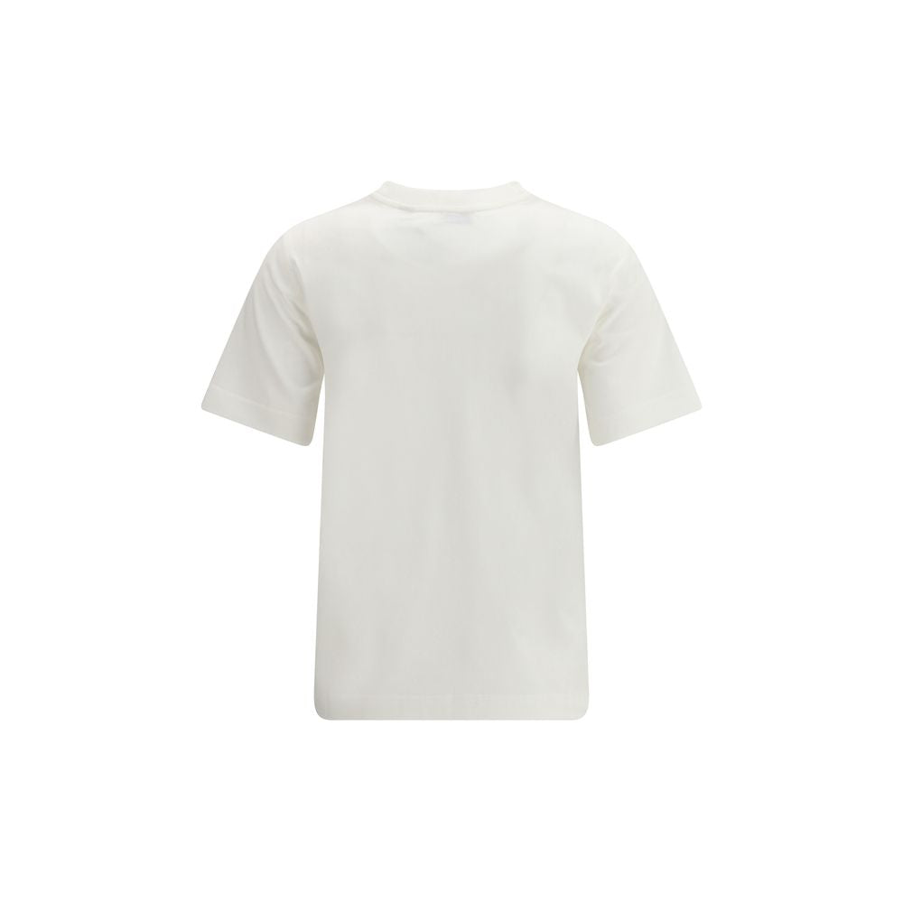 Burberry Weißes Baumwoll-T-Shirt-2