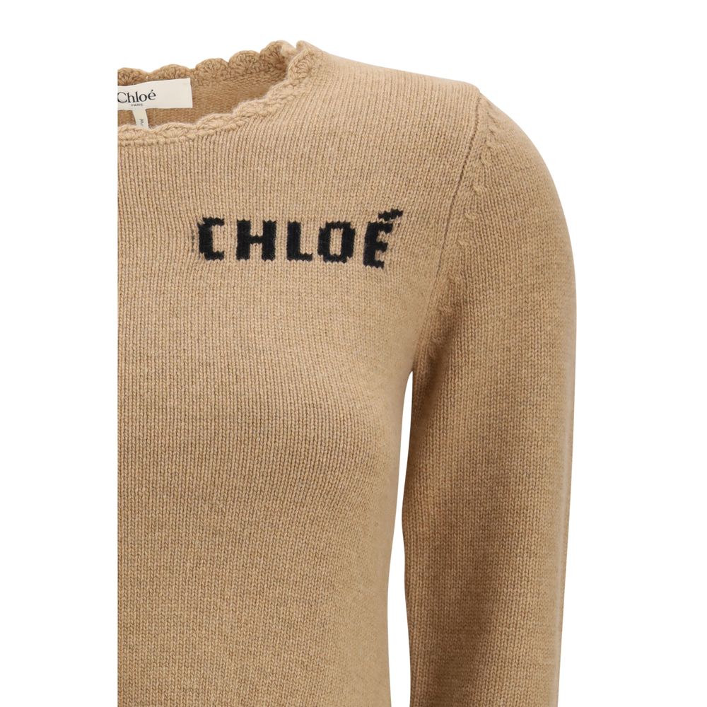 Chloé Brauner Wool Sweater-3
