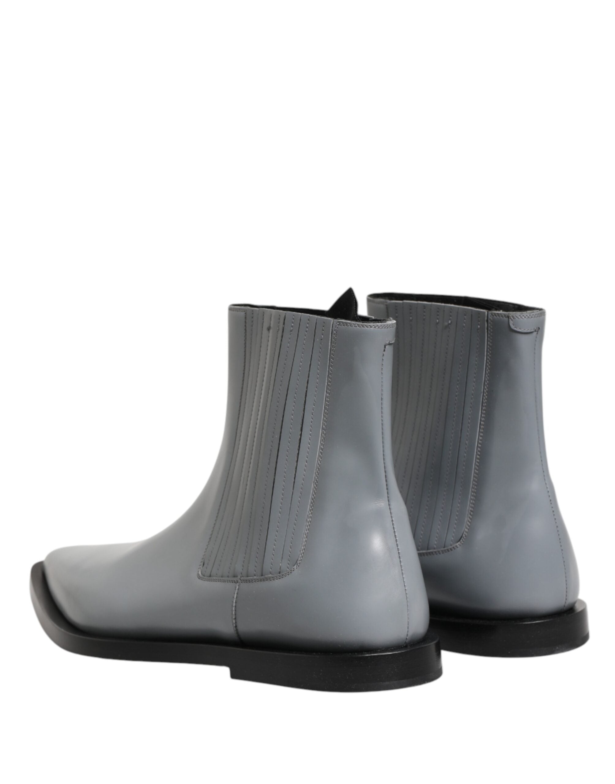 Dolce & Gabbana Hellgraue Chelsea Ankle Boots-6