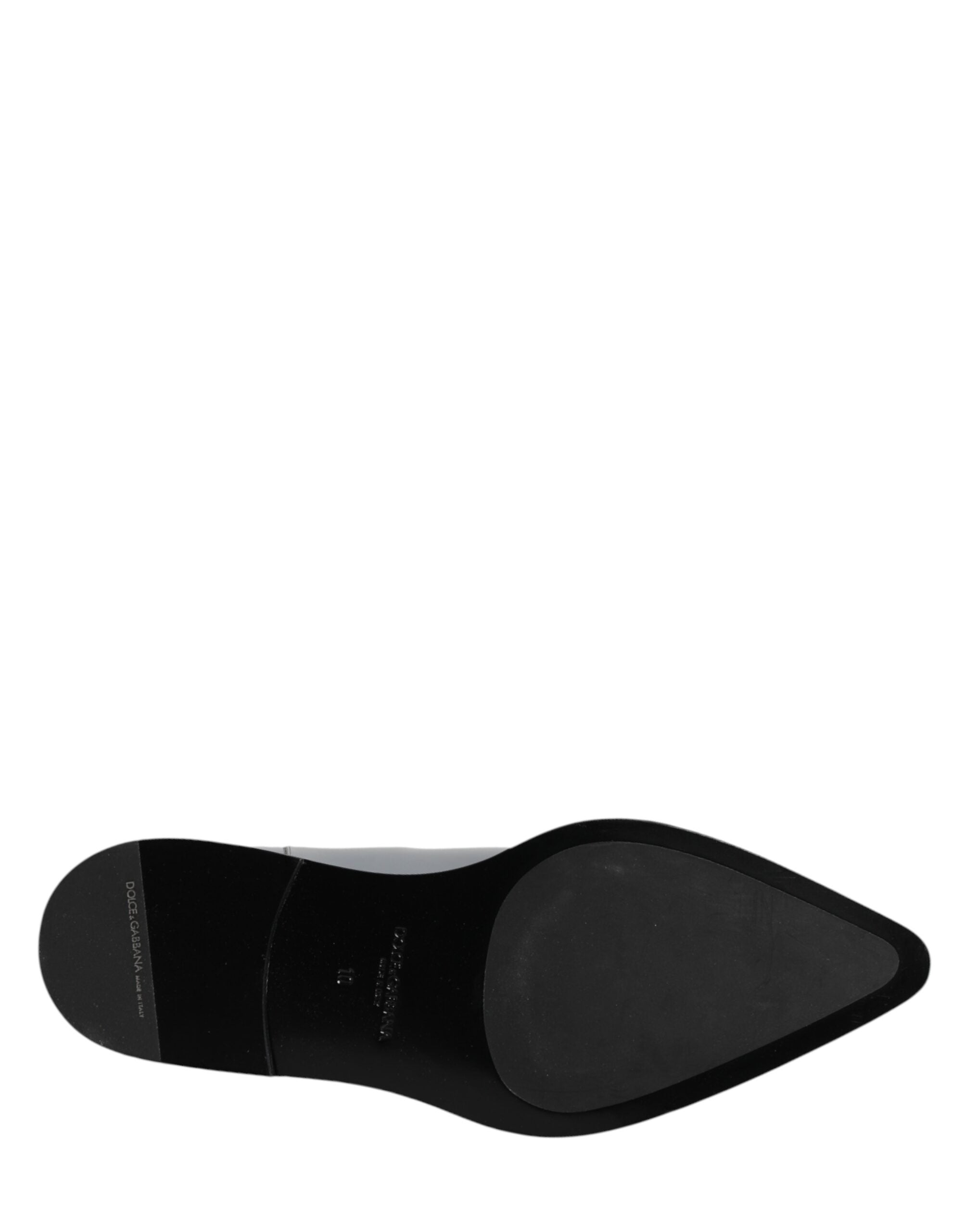 Dolce & Gabbana Hellgraue Chelsea Ankle Boots-8