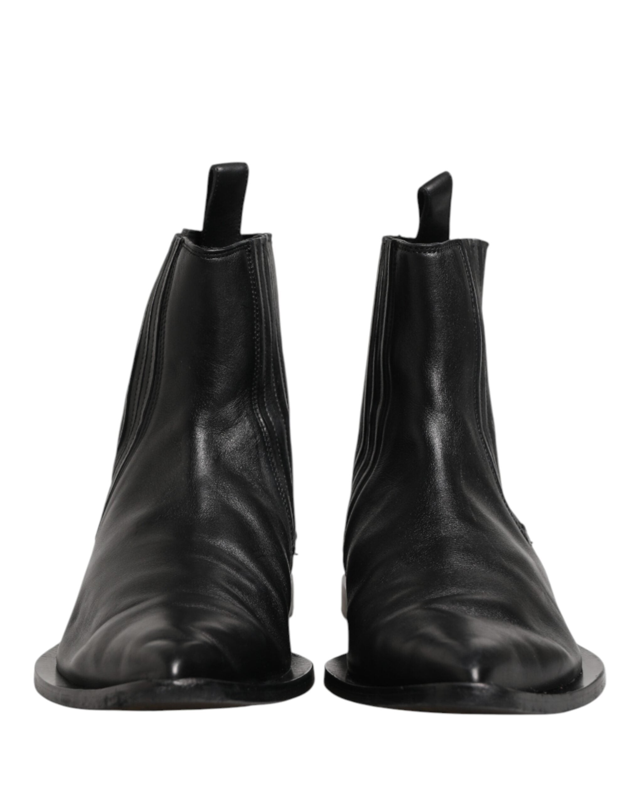 Dolce & Gabbana Men's Black Chelsea Ankle Boots Shoes-3
